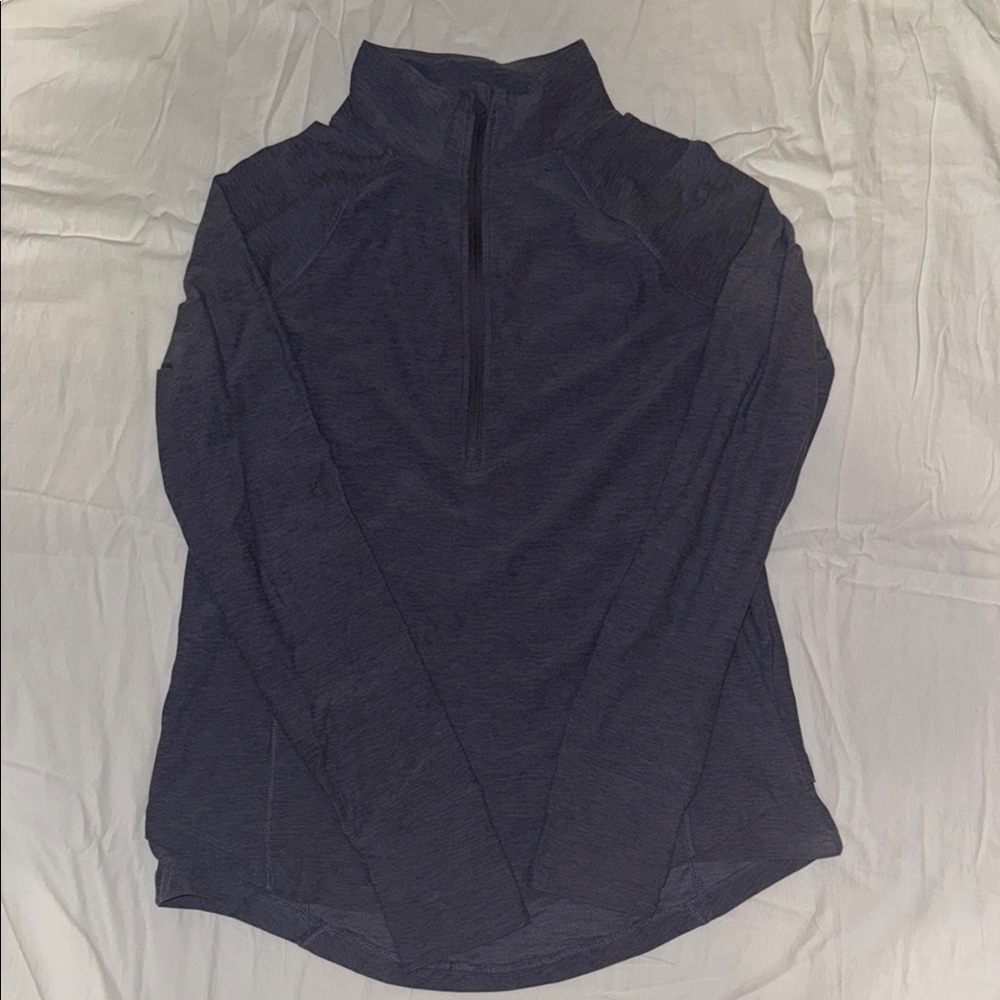 Apana Black Fitted Long Sleeve Quarter Zip